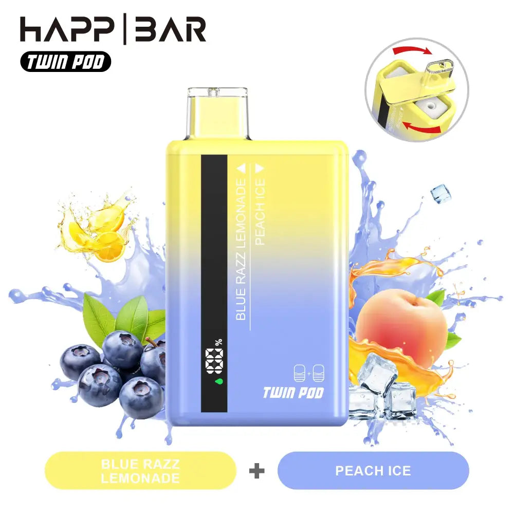 Happ Bar Twin Pod 35000 Puffar Engångsvape - Electronic Cigarettes