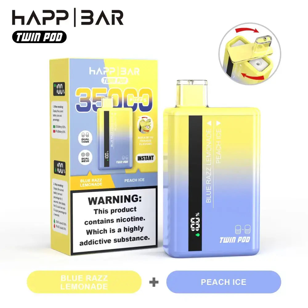 Upplev Happ Bar Twin Pod 35000 – Två Smaker